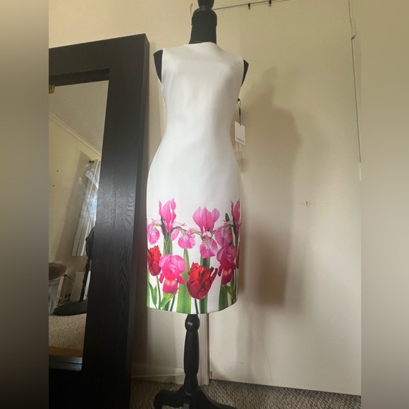 Calvin Klein white floral dress - Picture 7 of 10
